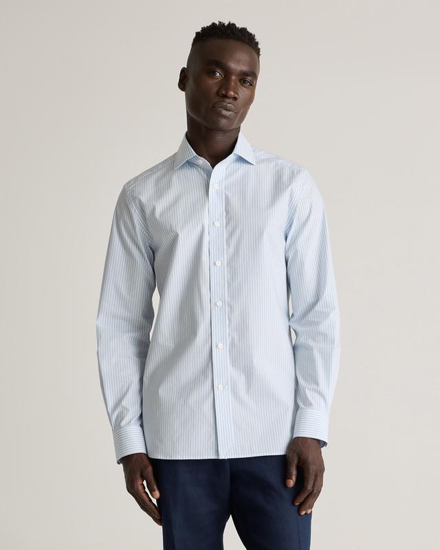 Organic Cotton Stretch Poplin Dress Shirt Product Image