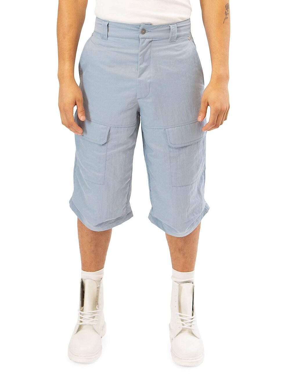 Mens Wide-Leg Cargo Shorts Product Image