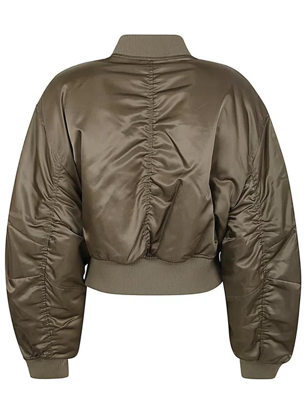 Bomber Jacket In Green Product Image