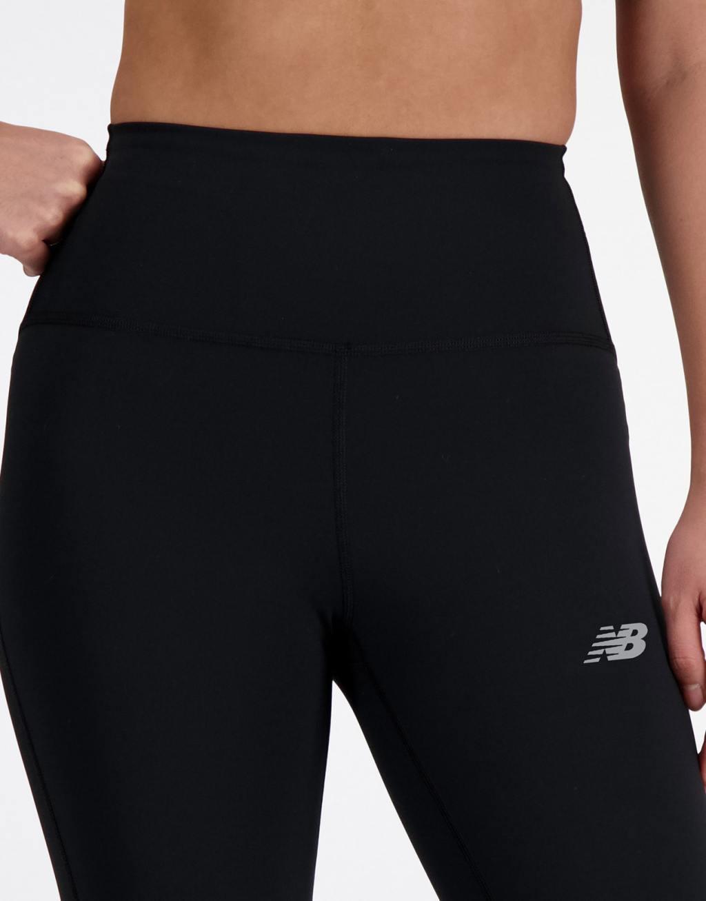 New Balance sport sleek high rise leggings in black Product Image