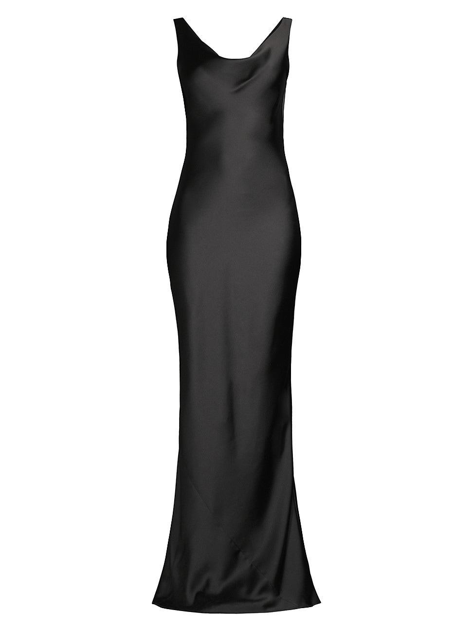 Womens Maria Satin Gown Product Image