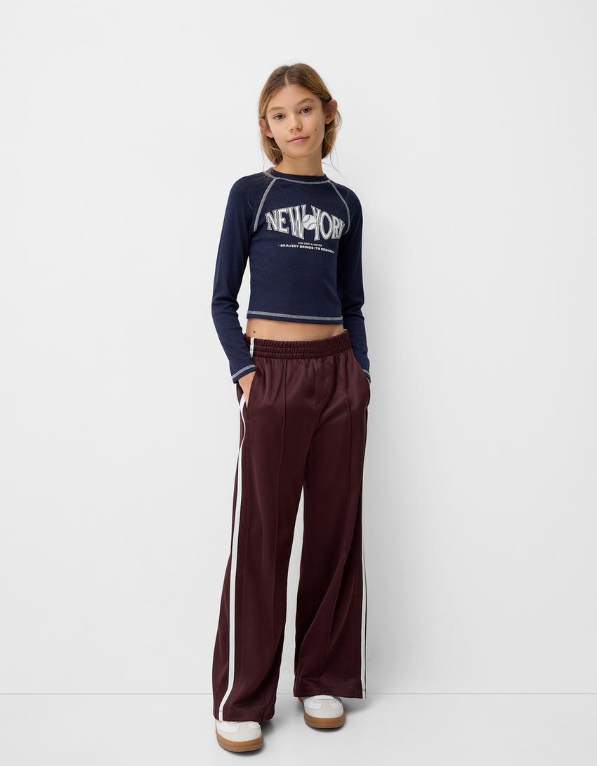 Pants with side stripes Product Image