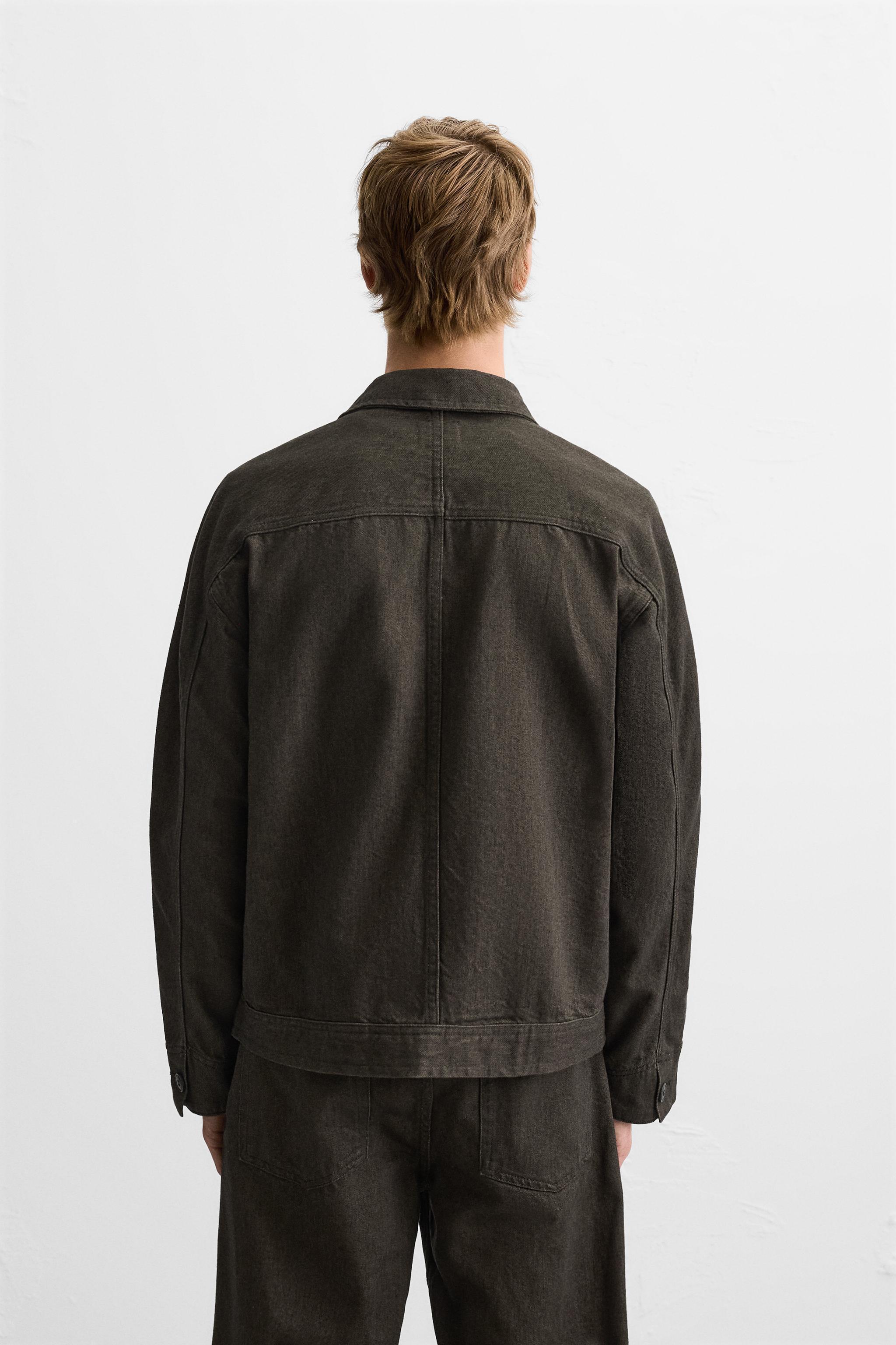 STRUCTURED DENIM OVERSHIRT Product Image