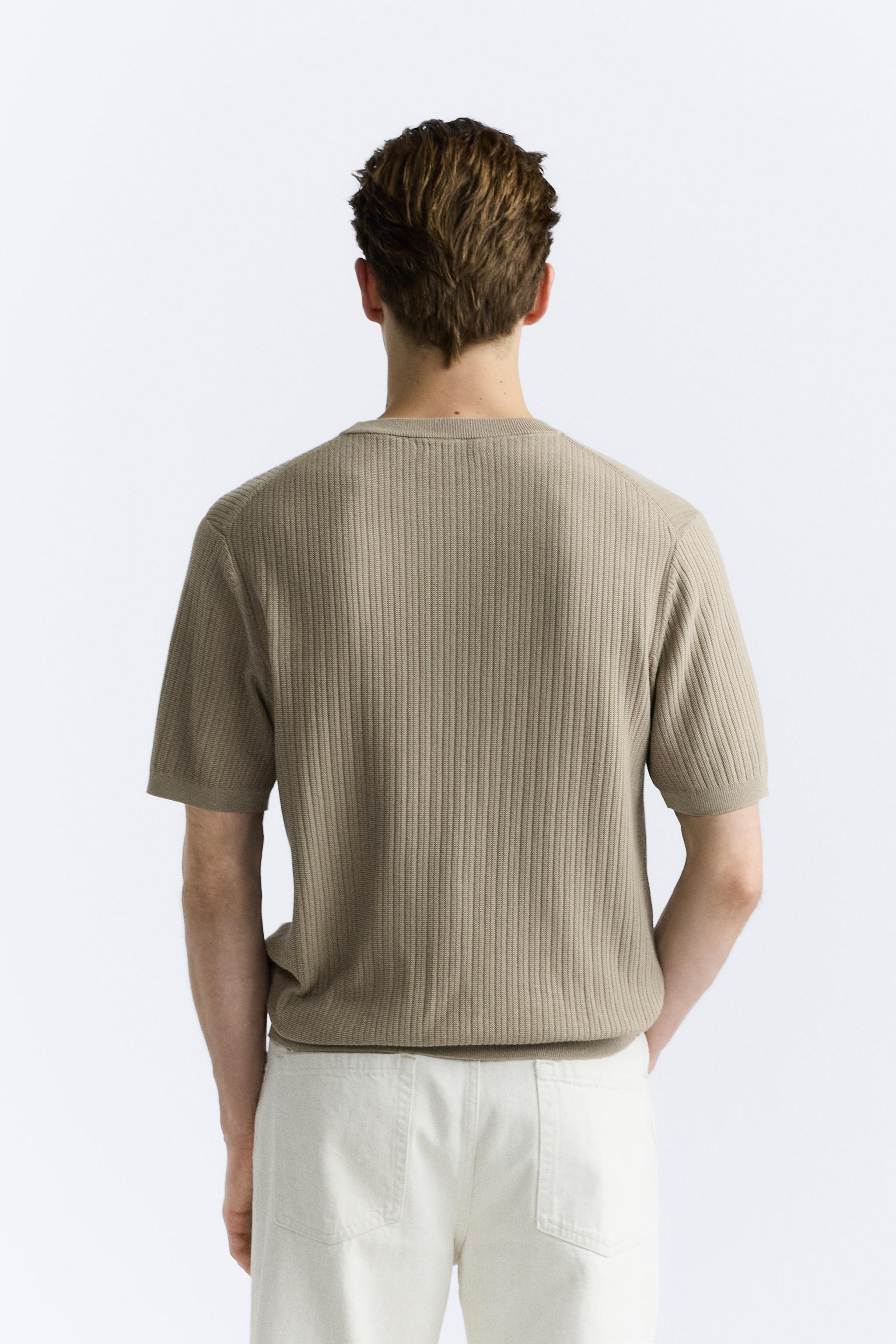 RIBBED KNIT T-SHIRT Product Image