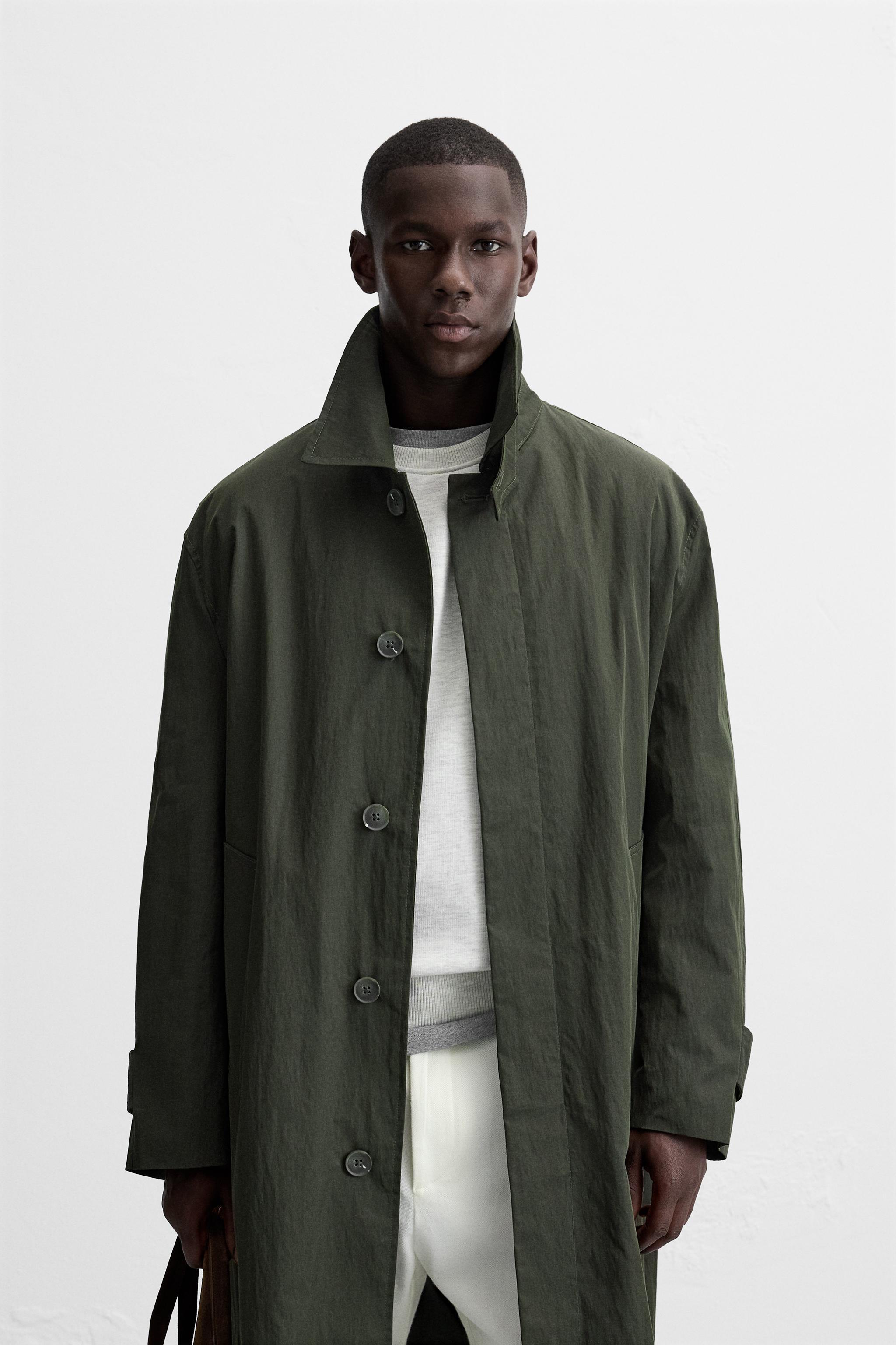 RELAXED FIT TECHNICAL TRENCH COAT Product Image