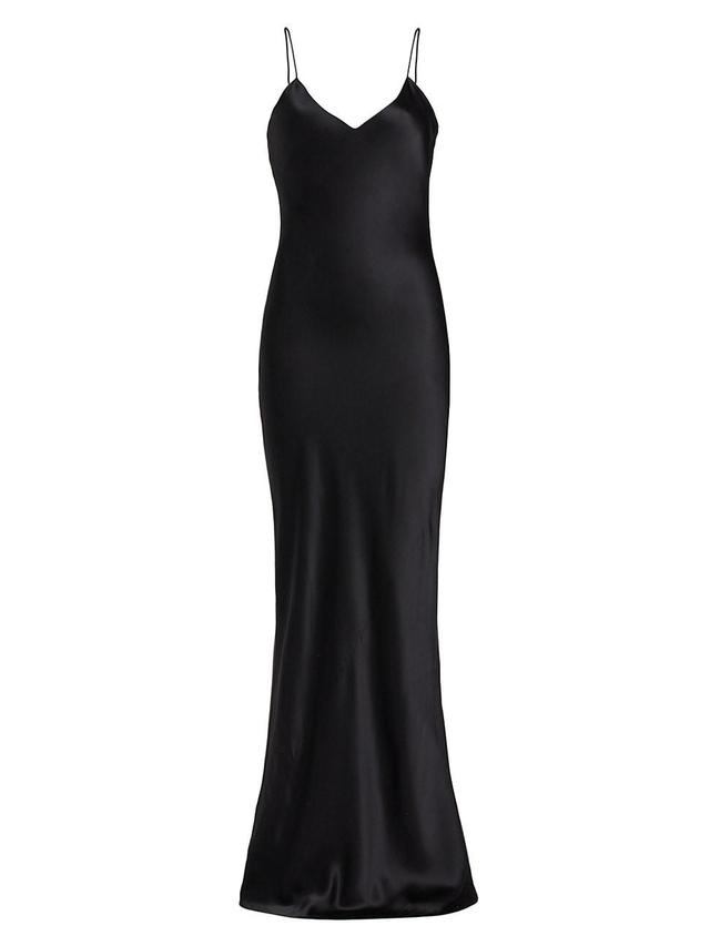 Womens Cami Silk Charmeuse Gown Product Image