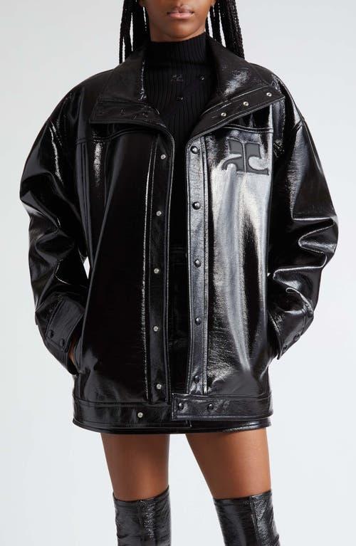 Mens Iconic Vinyl Oversize Jacket Product Image