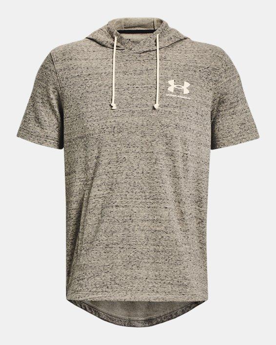 Men's UA Rival Terry Short Sleeve Hoodie Product Image