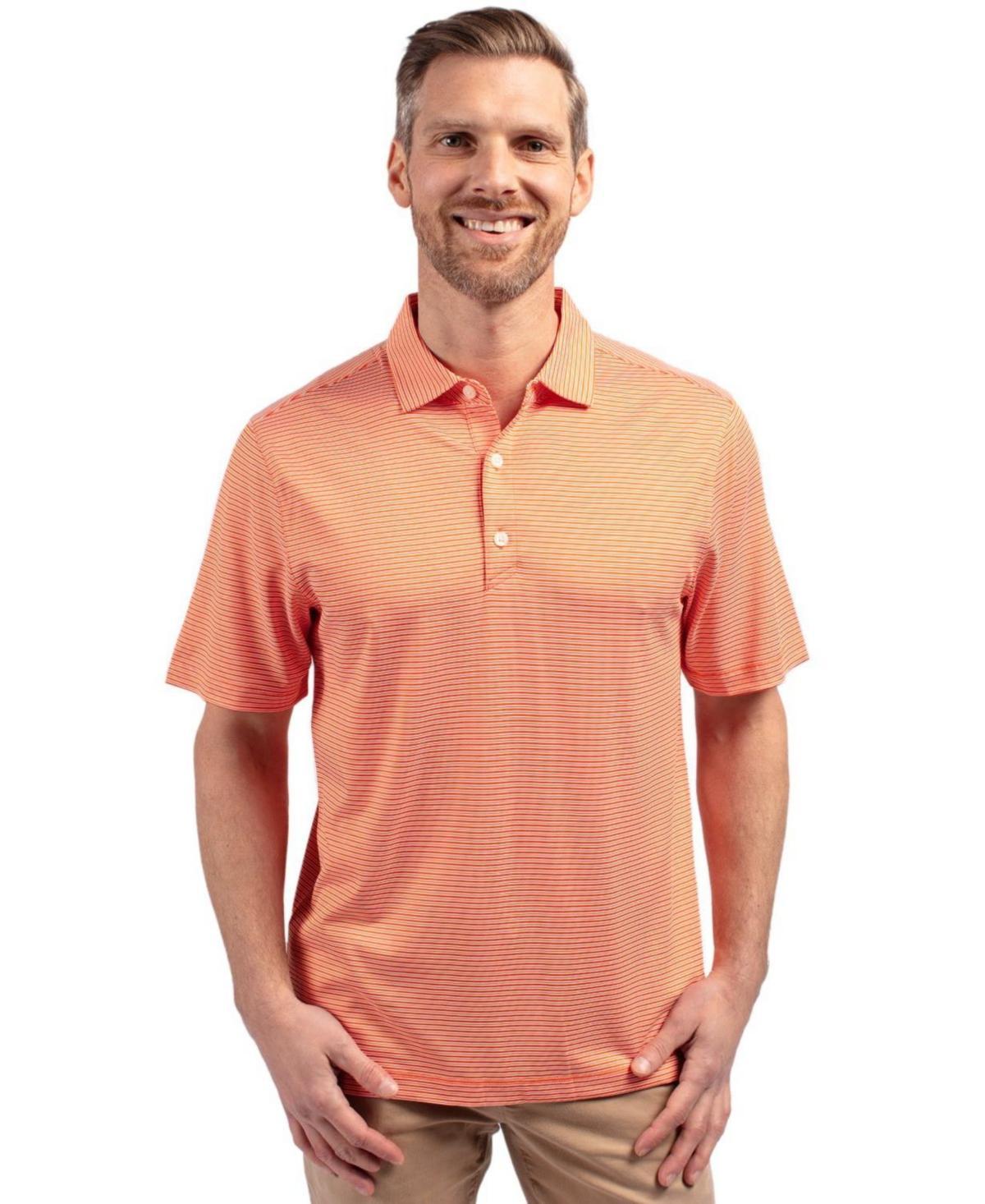 CutterBuck Mens Cutter & Buck Forge Eco Double Stripe Stretch Recycled Polo Shirt - Fresh mint Product Image