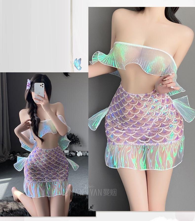 Lingerie Mermaid Costume Set Product Image