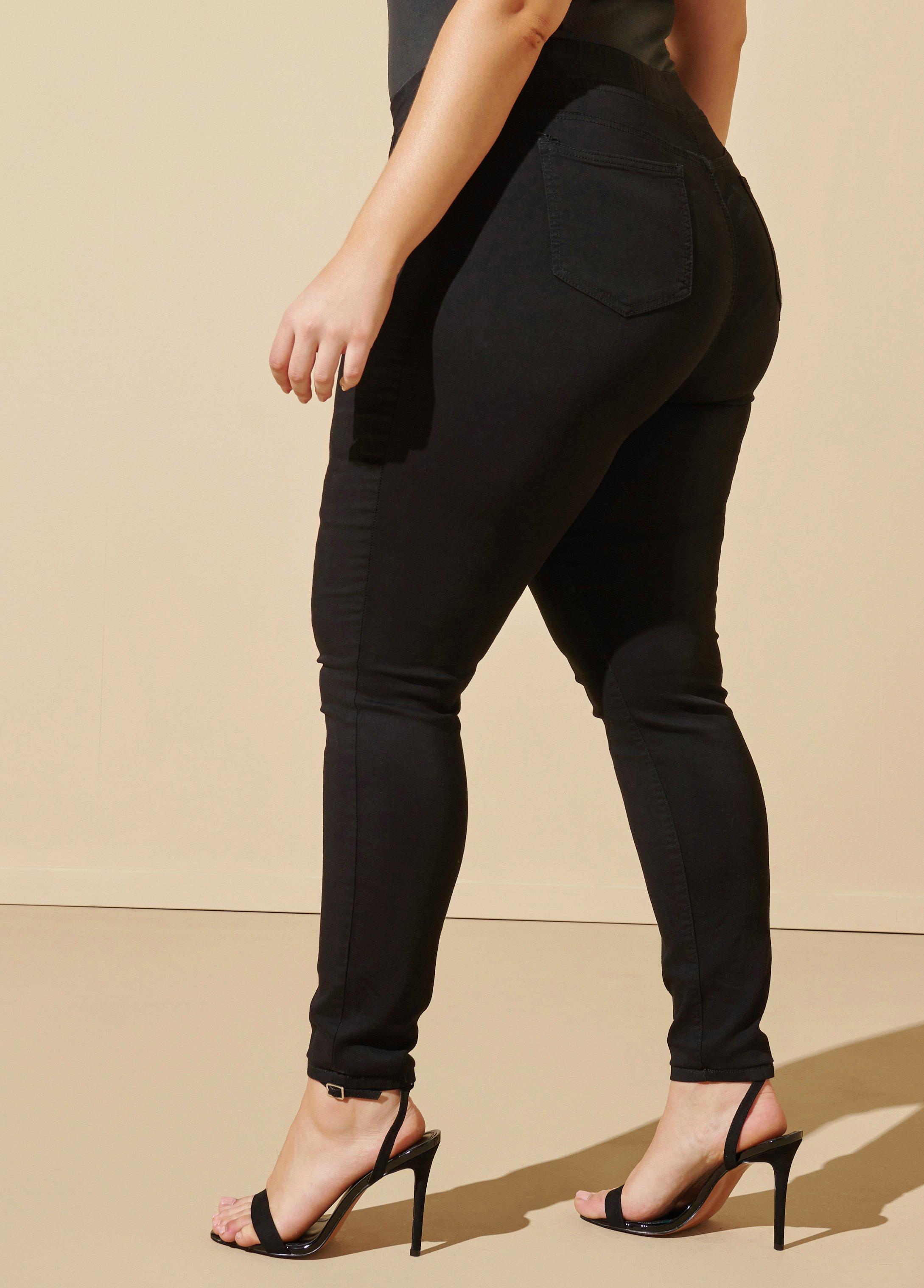 Black Iconic Pull On Jegging Product Image