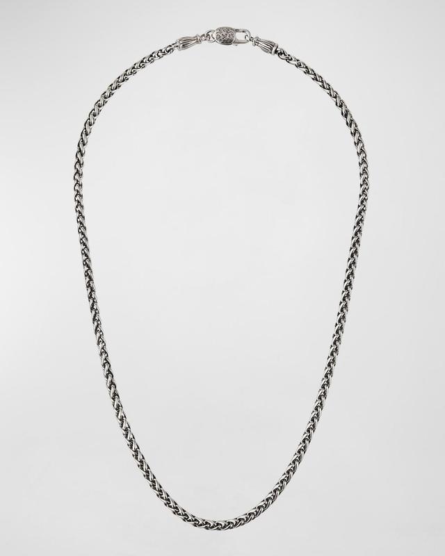 Mens Wheat Chain Necklace, 20L Product Image