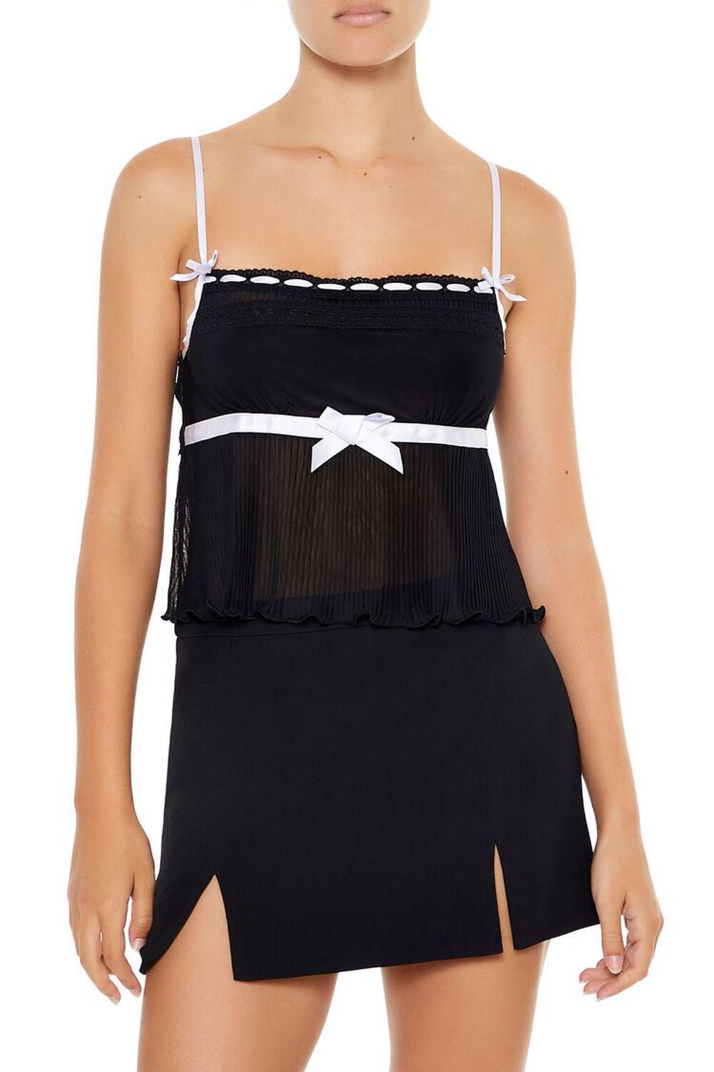 Two-Tone Bow Cami | Forever 21 Product Image