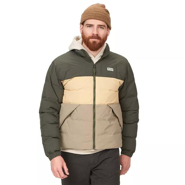 Mens Marmot Ares Colorblock Down Puffer Jacket Product Image