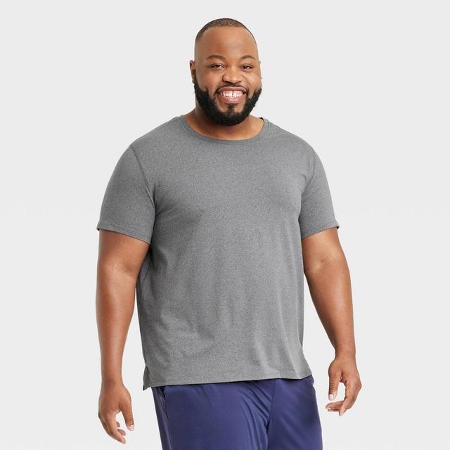 Mens Big Short Sleeve Performance T-Shirt - All In Motion Heather 3XL Product Image