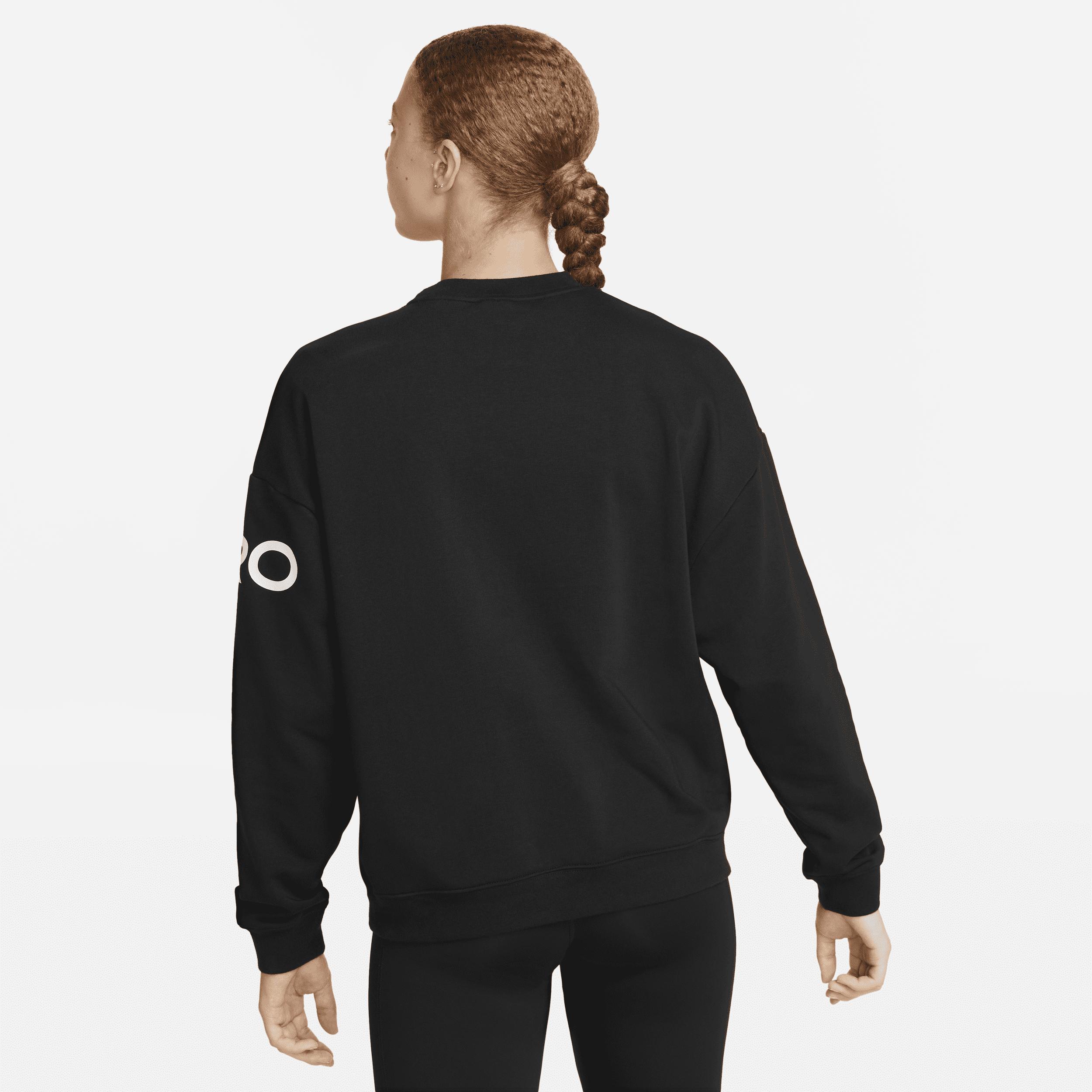 Nike Women's Dri-FIT Get Fit French Terry Graphic Crew-Neck Sweatshirt Product Image