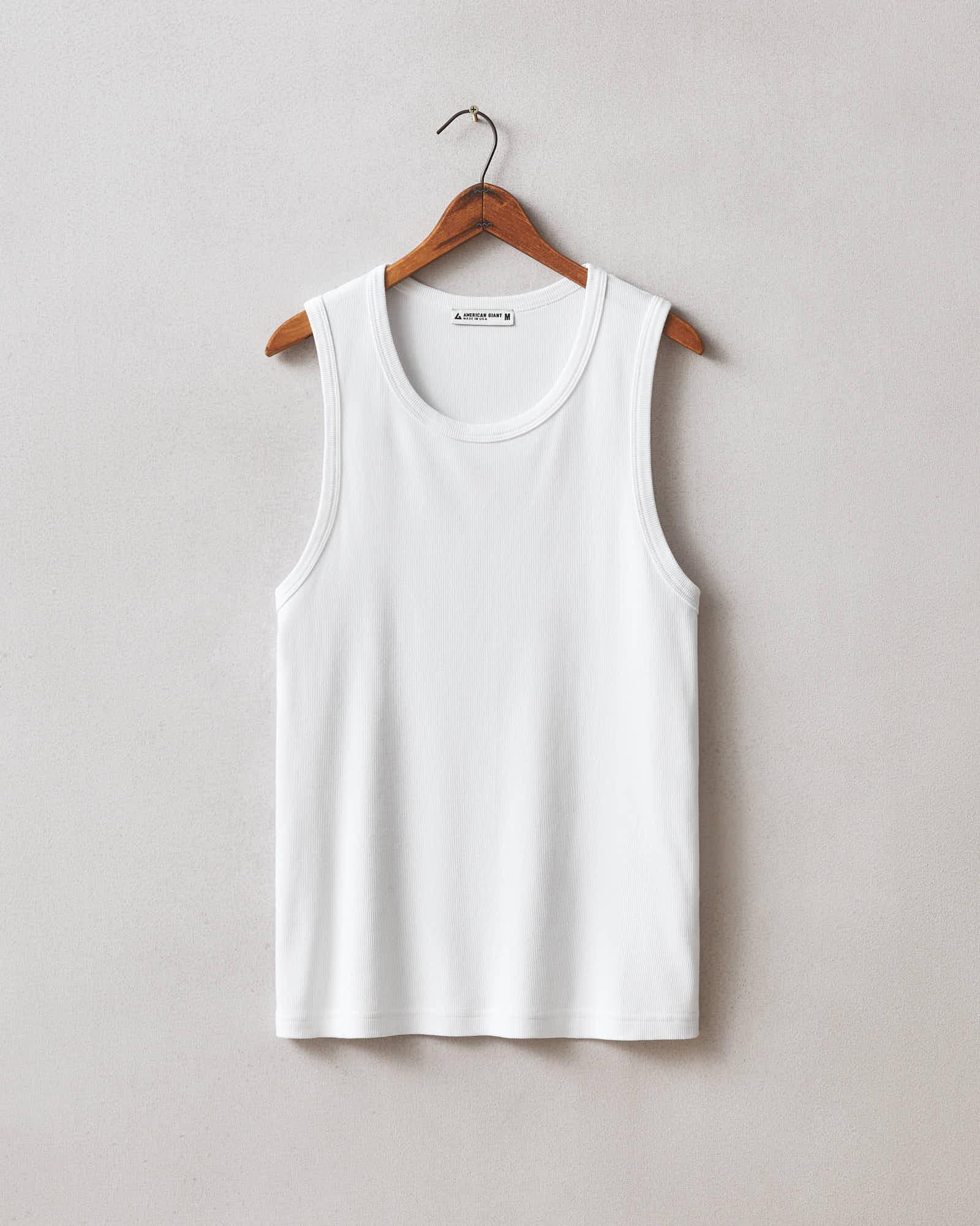 Rib Tank - White Product Image