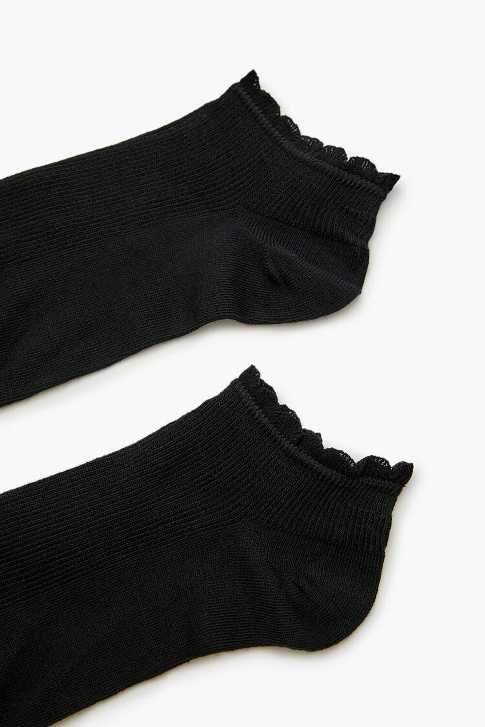 Ruffle-Trim Ankle Socks Set - 3 pack | Forever 21 Product Image