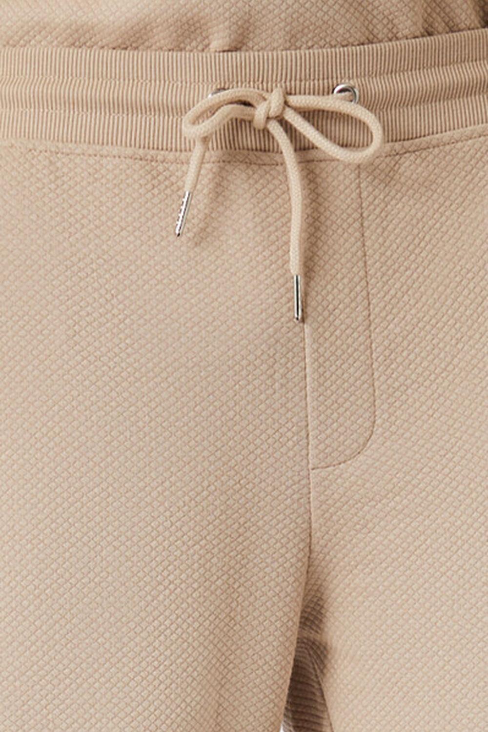 Ribbed-Trim Drawstring Sweatpants | Forever 21 Product Image