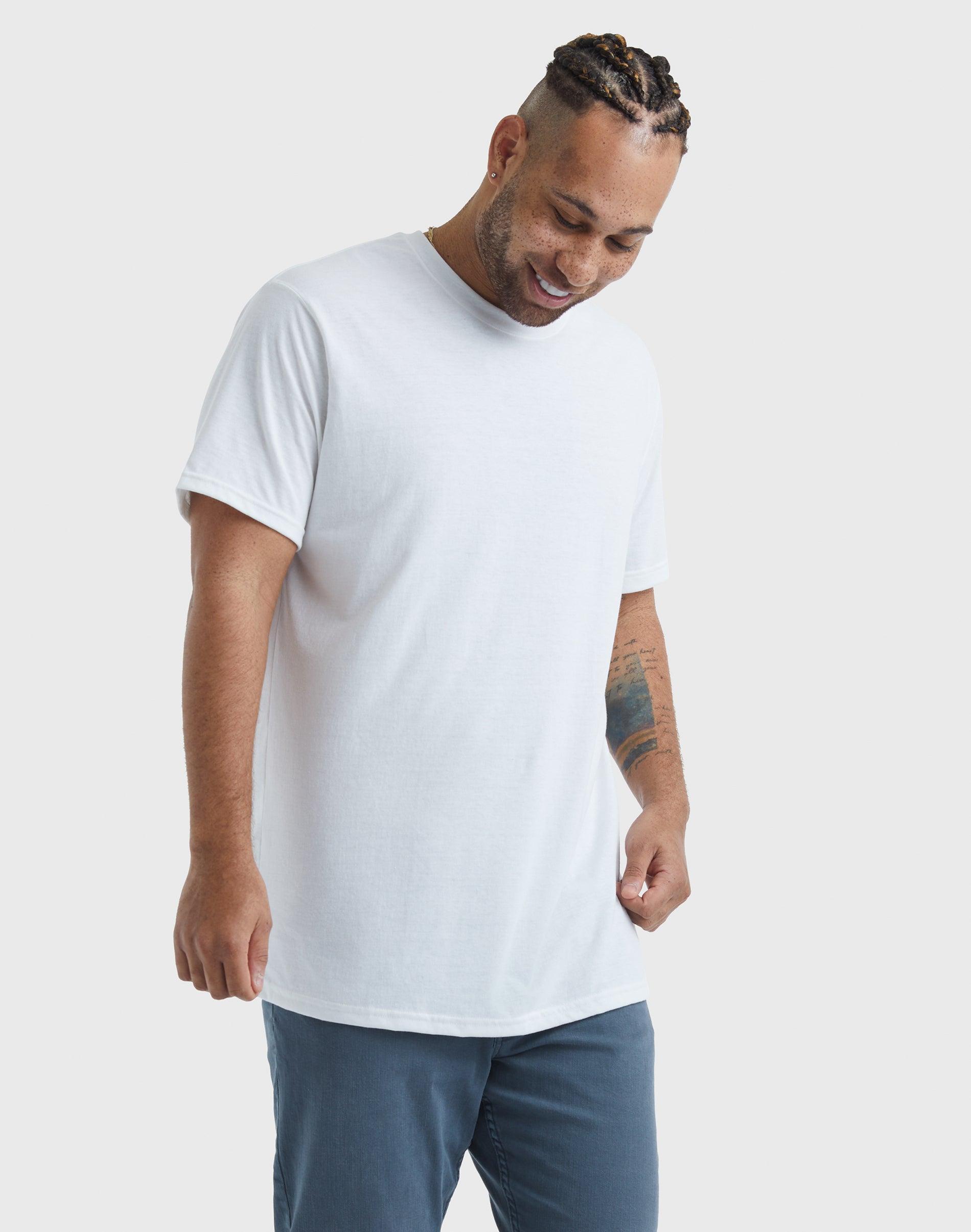 Mens Hanes Originals Tri-Blend Jersey Tee Product Image