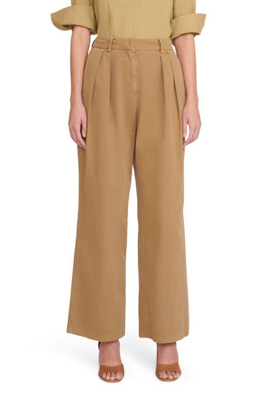 Womens Luisa Cotton Wide-Leg Pants product image