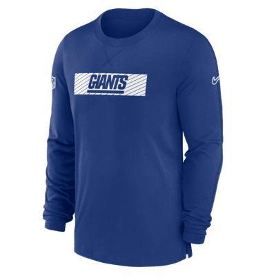 New York Giants Sideline Player Team Issue Men’s Nike Dri-FIT Long-Sleeve Top Product Image