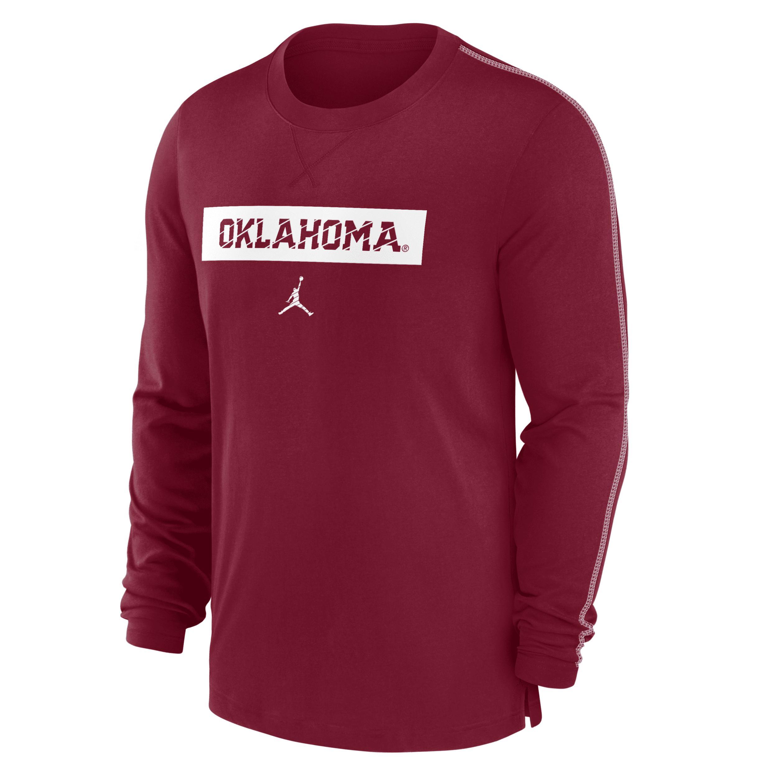 Oklahoma Sooners Sideline Player Nike Mens Dri-FIT College T-Shirt Product Image