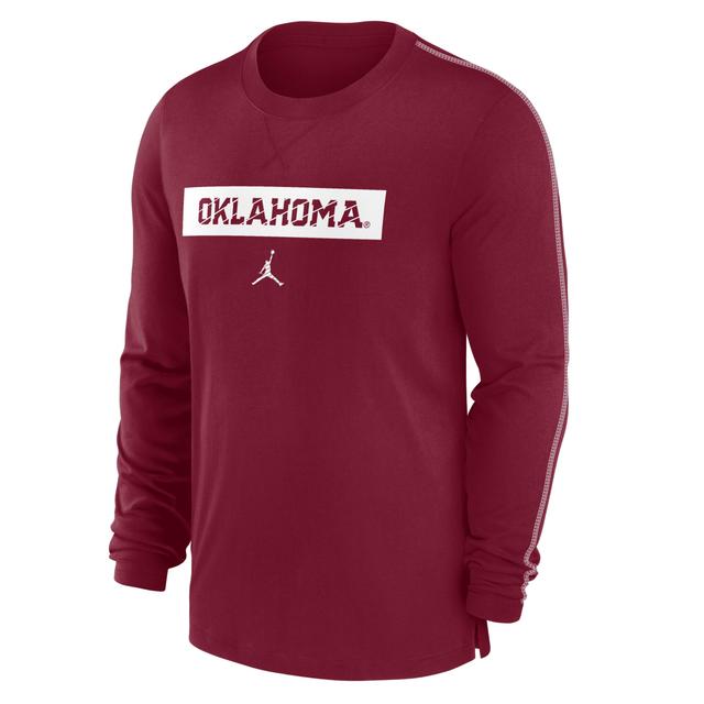 Oklahoma Sooners Sideline Player Nike Men's Dri-FIT College T-Shirt Product Image