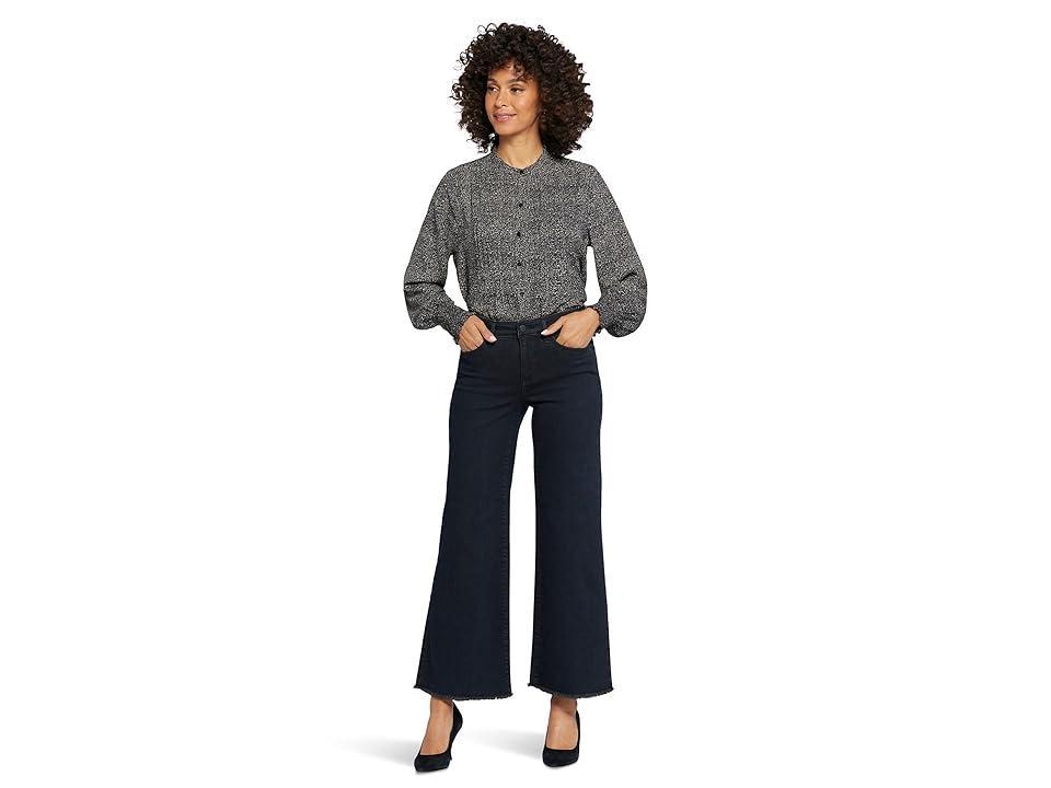 NYDJ Teresa Ankle Wide Leg Frayed Hems in Huntley (Huntley) Women's Jeans Product Image