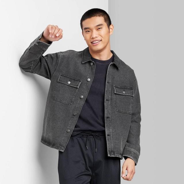 Mens French Cuff Jean Jacket - Original Use Black XXL Product Image