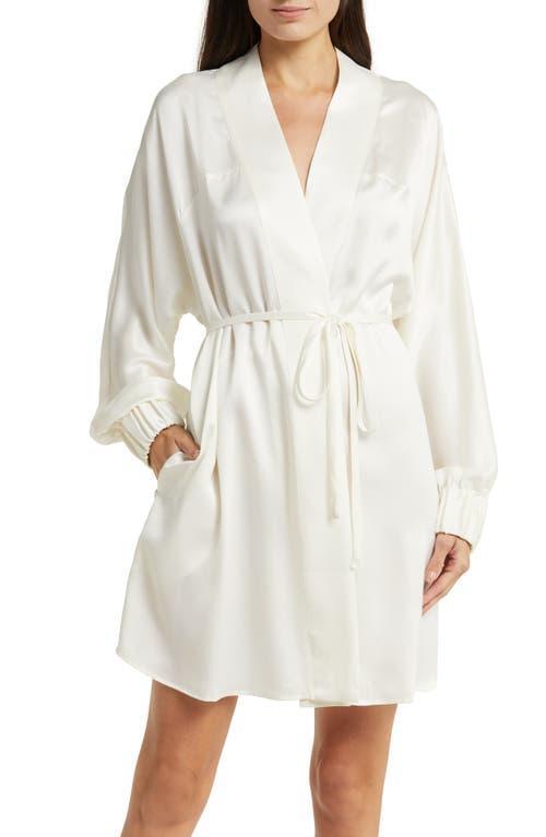 Womens Washable Silk Robe Product Image