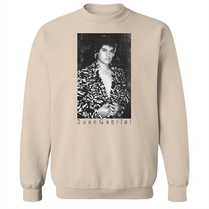 Mens Portrait Graphic Sweatshirt Brown Product Image