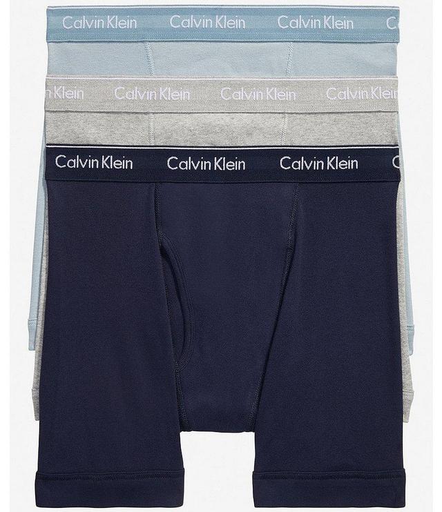 Calvin Klein Cotton Classic Solid Boxer Briefs 3-Pack Product Image