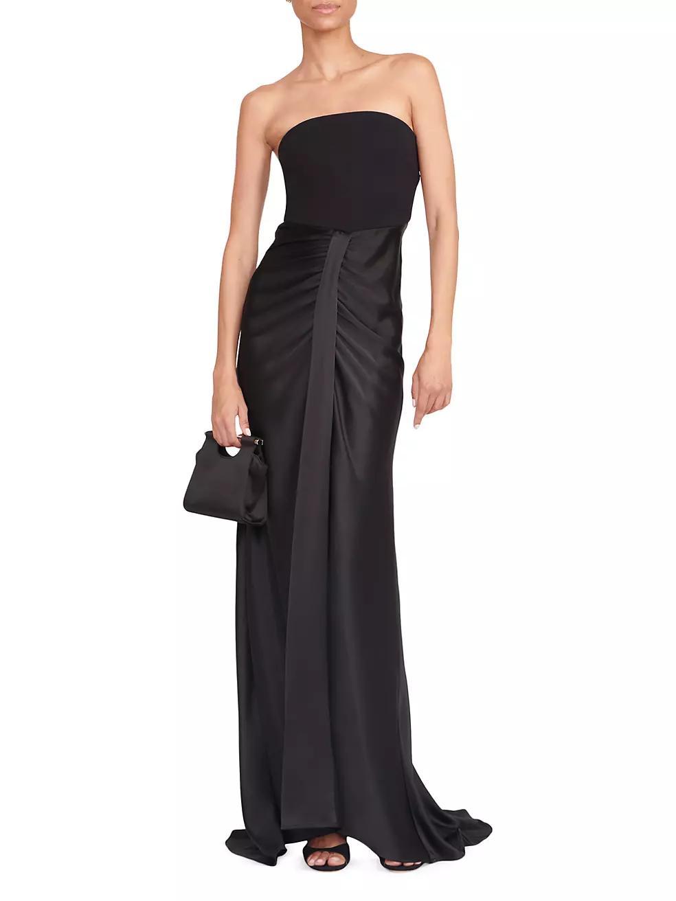 Wayfaring Satin Maxi Dress Product Image