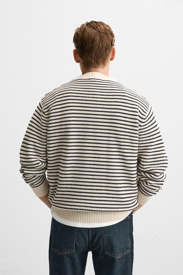 STRIPED JACQUARD SWEATER Product Image