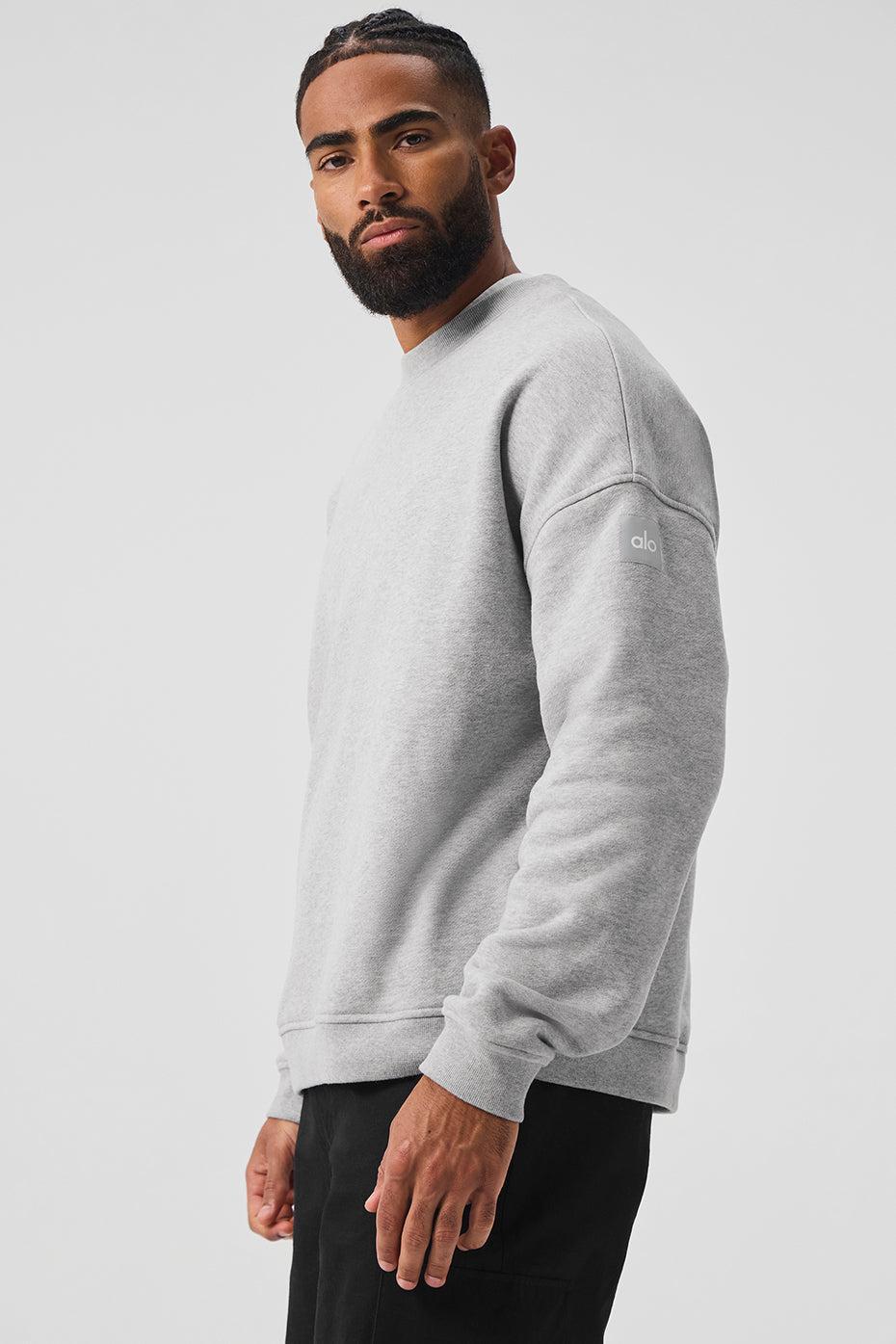 Renown Heavy Weight Crew Neck Pullover - Athletic Heather Grey Male Product Image