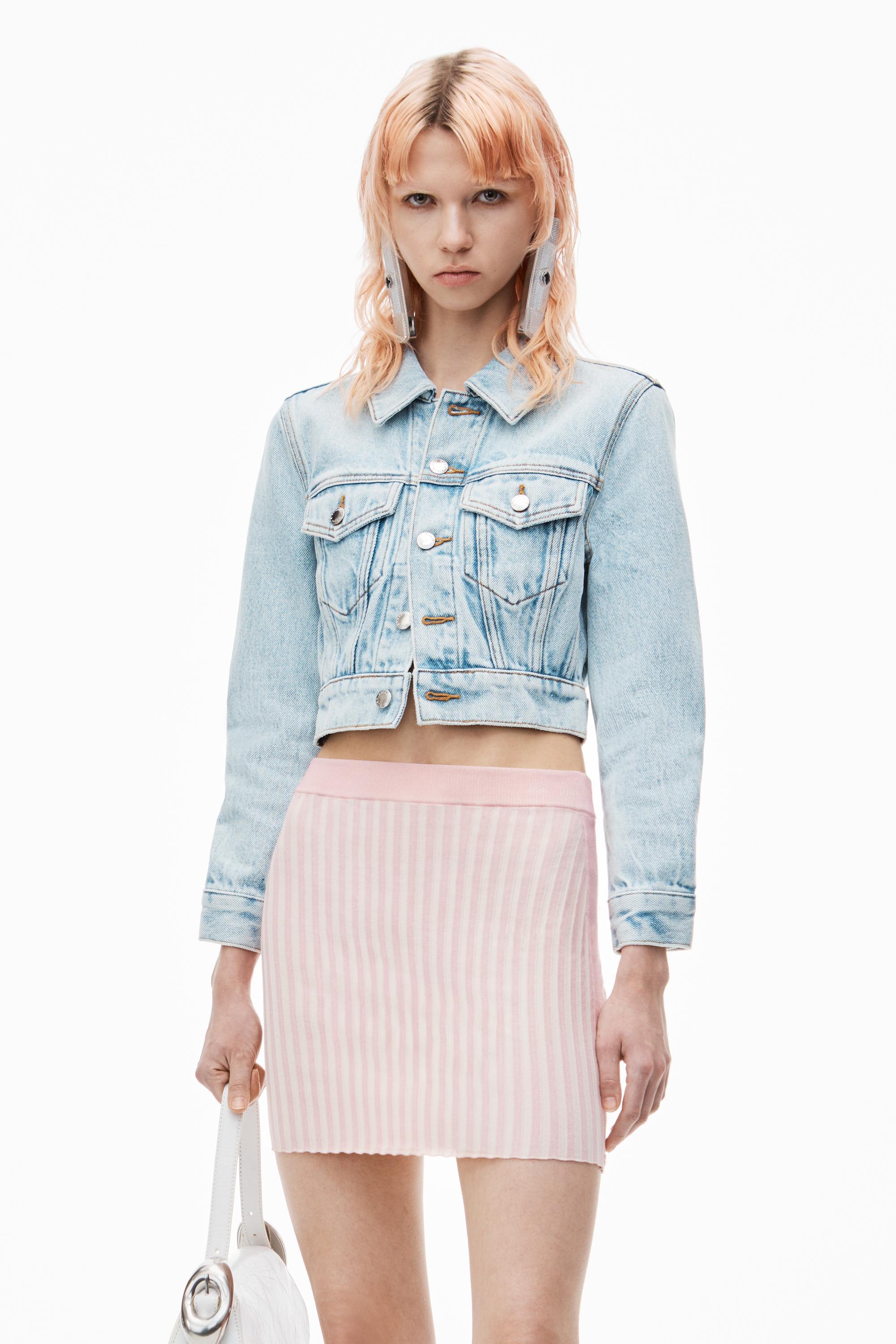 Mini Skirt In Rib-knit Product Image