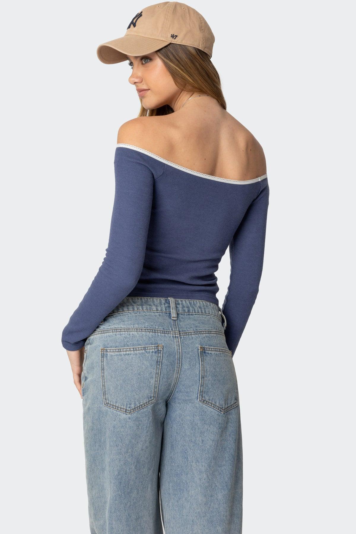 Tal Ruched Off Shoulder Top Product Image