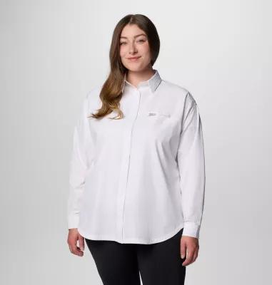 Columbia Womens Boundless Trek Layering Long Sleeve Shirt II - Plus Size- Product Image