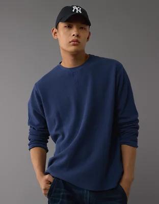 AE Long-Sleeve Washed Thermal T-Shirt Product Image