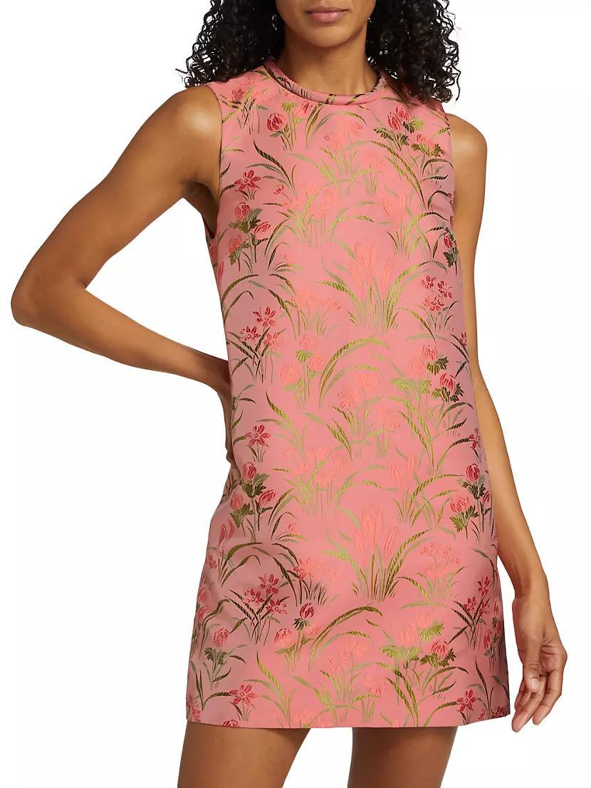 Mackenzie Floral Jacquard Minidress Product Image