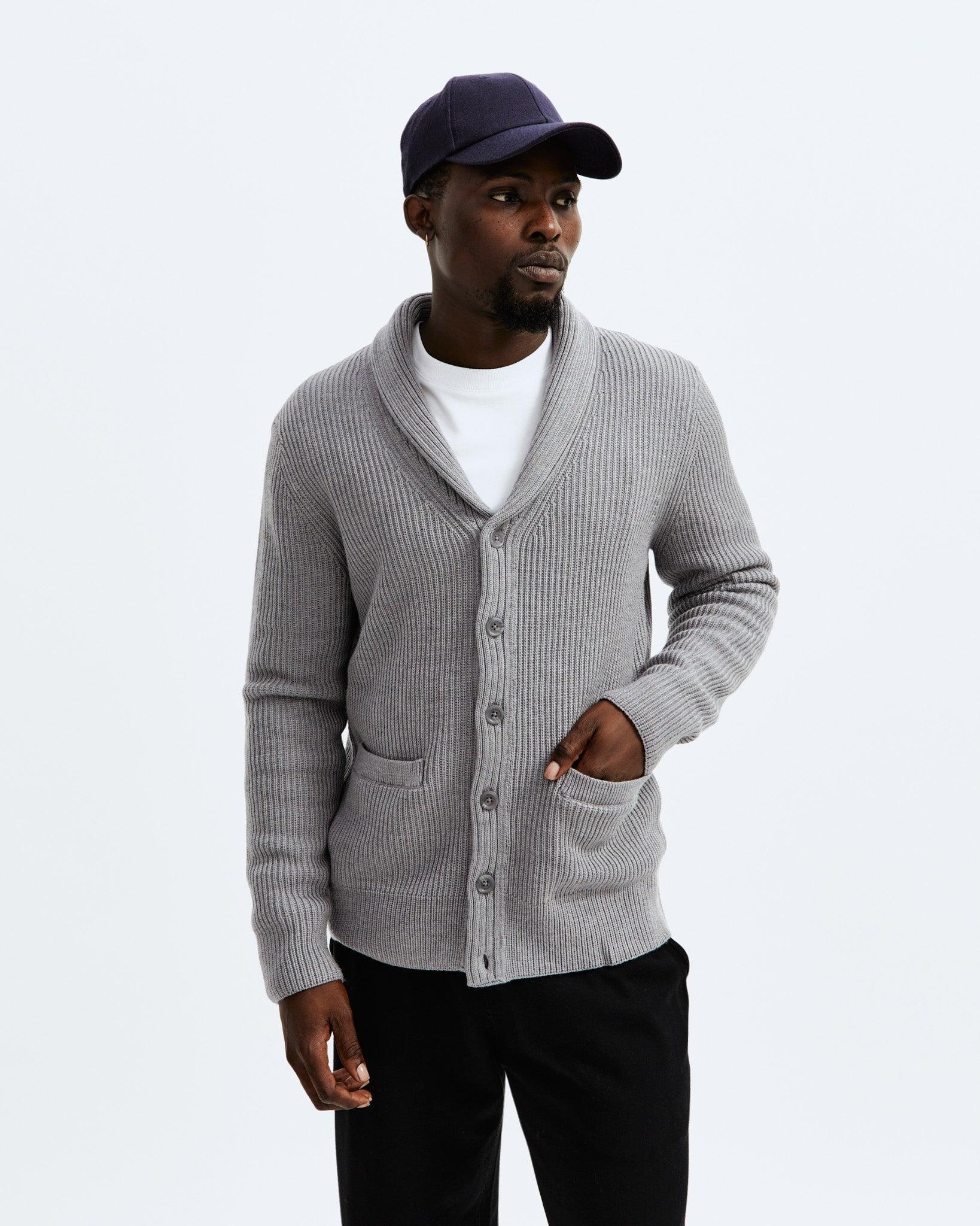 Heavyweight Merino Vinnie Cardigan Male Product Image