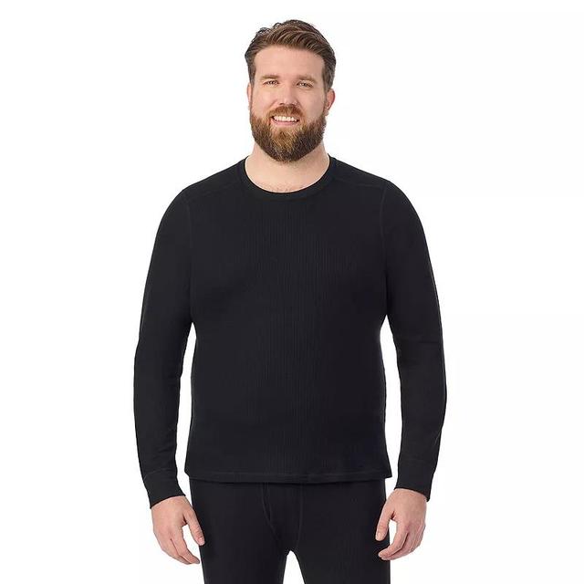 Big & Tall Cuddl Duds Midweight Waffle Thermal Performance Base Layer Crew Top, Mens Product Image