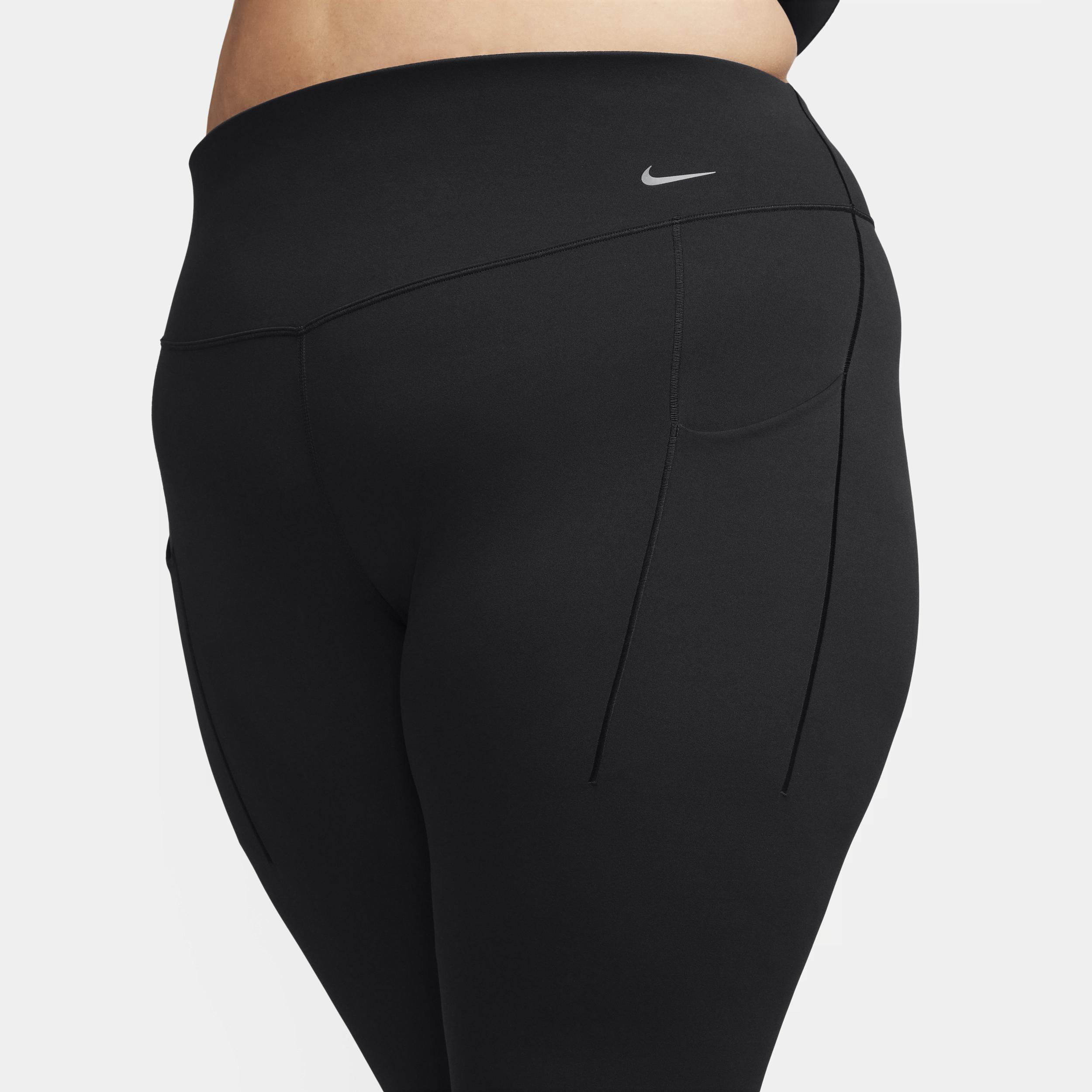 Nike Women's Universa Medium-Support High-Waisted Cropped Leggings with Pockets (Plus Size) Product Image