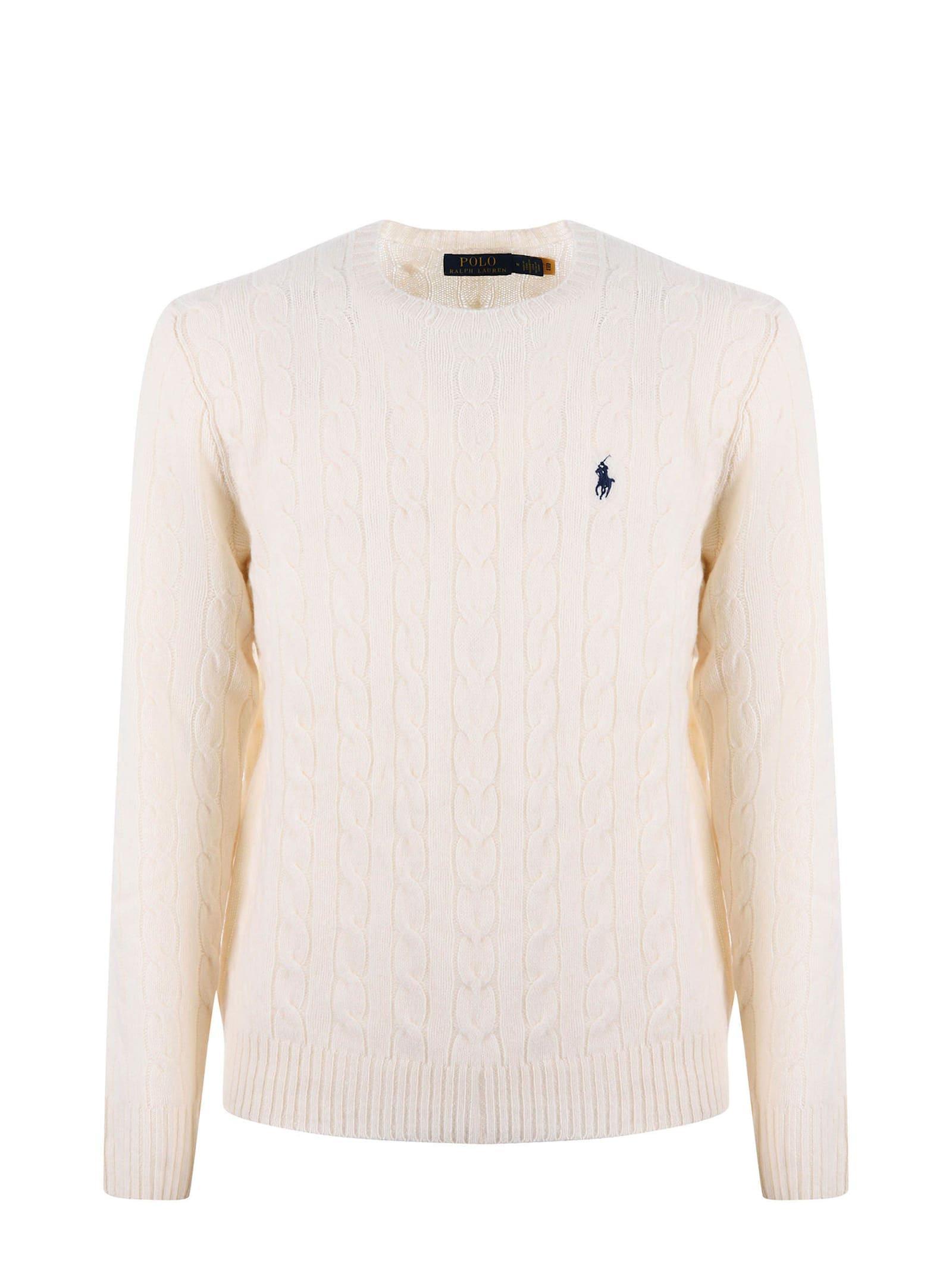 POLO RALPH LAUREN Wool And Cashmere Cable Knit Sweater Product Image