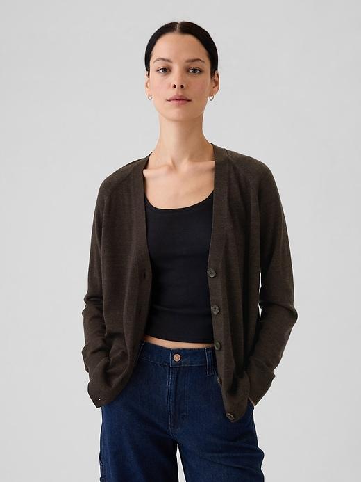 Merino Cardigan Product Image