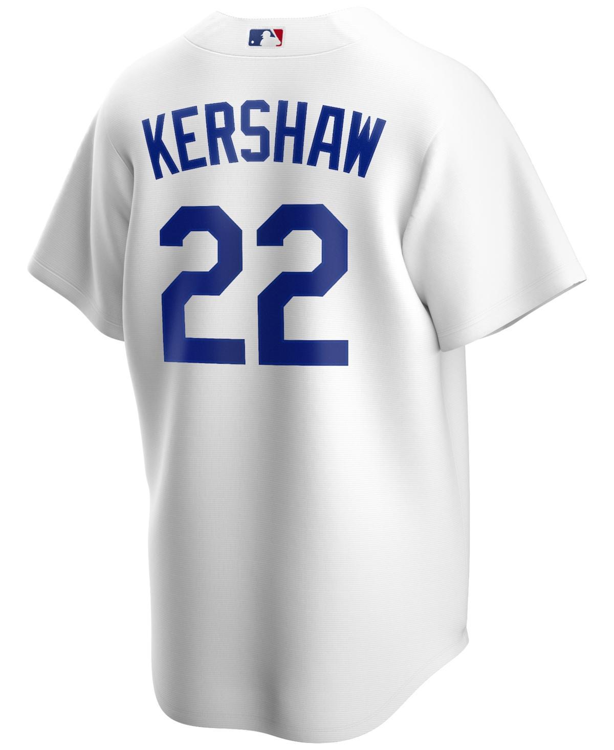 Mens Nike Clayton Kershaw White Los Angeles Dodgers Home Replica Player Name Jersey Product Image