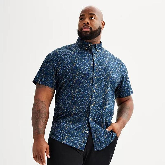 Big & Tall Sonoma Goods For Life Perfect-Length Button-Down Shirt, Mens Product Image