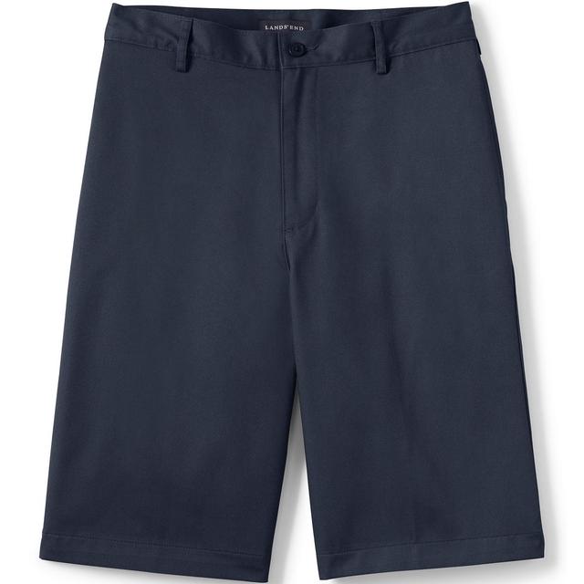 Mens Lands End Plain Front Wrinkle-Resistant Chino Shorts Product Image