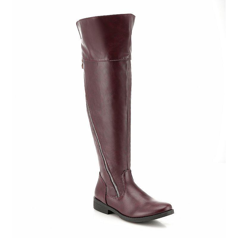 Henry Ferrera Bistro 400 Womens Tall Boots Red Product Image